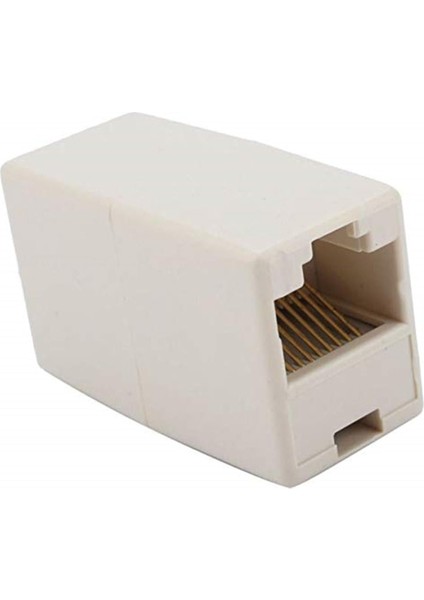 Cat6 Internet Kablosu Uzatıcı Birleştirici RJ45 Dişi Dişi Ethernet Ekleme Aparatı 4438