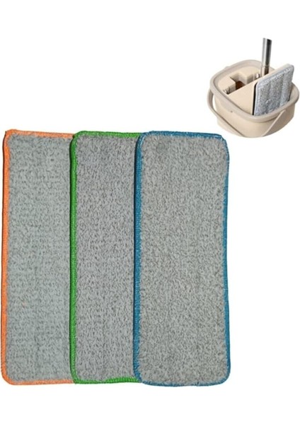 Mop Tablet Mop Yedek Bezi Mikrofiber (4 Adet), Standart