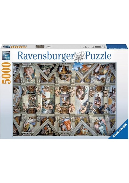 5000 Parça Yapboz Sistine Kilisesi