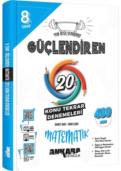 8.sınıf Güçlendiren 20Lİ Konu Tekrarı Matematik (Güncel Marif Model) fırsatları