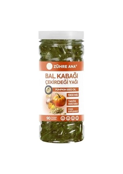 Zühre Ana Bal Kabağı Çekirdeği Yağı Kapsülü