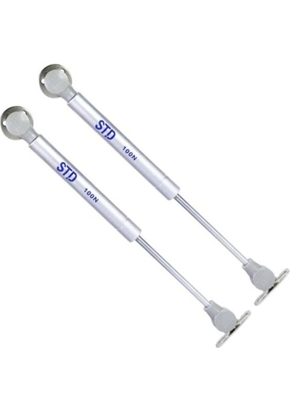 Dolap Amartisörü Gazlı Piston 100 Newton Gri Renk 2 Adet - Mobilya Makasları - Tek Ebat