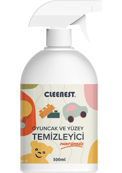 Cleenest Oyuncak ve Gereç Yüzey Temizleyici Parfümsüz 500 ml modelleri
