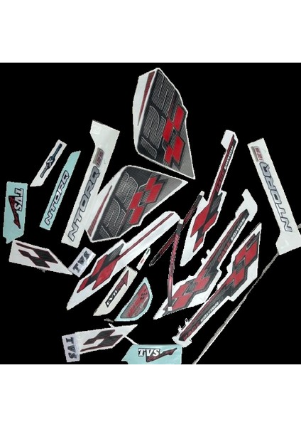Tvs Ntorq 125 Sticker Seti Kırmızı Orijinal