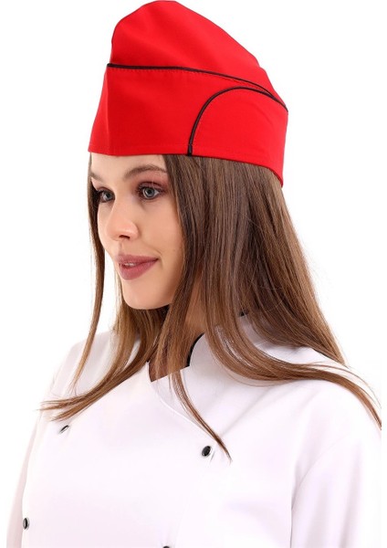 Aşçı Kayık Kep - Kırmızı Siyah Biyeli modelleri