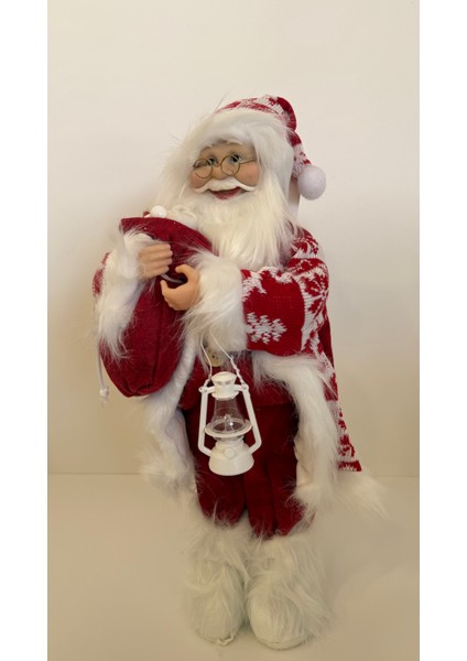 45 cm Ithal Noel Baba Dekor