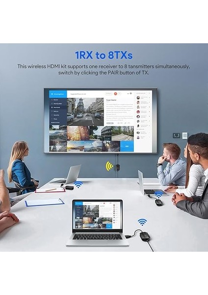 Edup HDMI Kablosuz Bağlantı Kiti Eş Zamanlı Görüntü Aktarımı Transmitter EH-WD9905 fırsatları