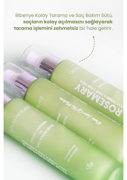 Natural Biberiye Kolay Tarama ve Saç Bakım Sütü 100 ml indirimleri