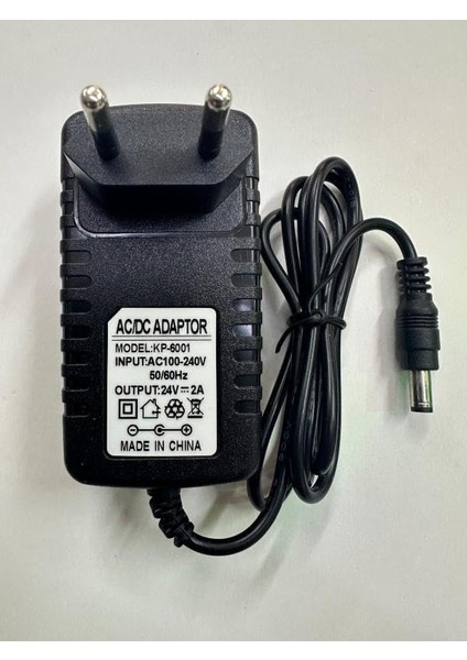 24 Volt 2 Amper Adaptör 24V 2A 5.5 mm 2.5 mm Adaptör
