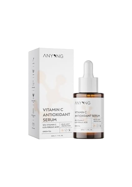 Anyong C Vitamini Aydınlatıcı ve Ton Eşitleyici Serum 30 ml /%10 Vitamin C &%0,5 Ferulik Asit