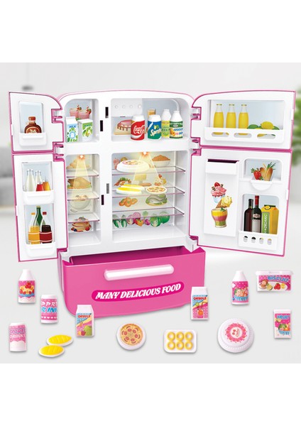 Işıklı ve Sesli Çok Kapılı Buzdolabı Eğitici Rol Yapma Oyuncağı modelleri