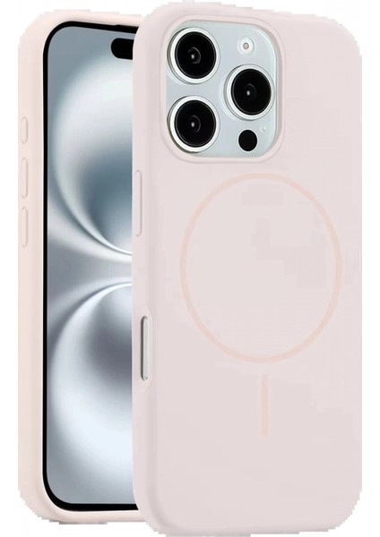 iPhone 16 Pro Max Kılıf Jully Magsafe Kapak - Pembe
