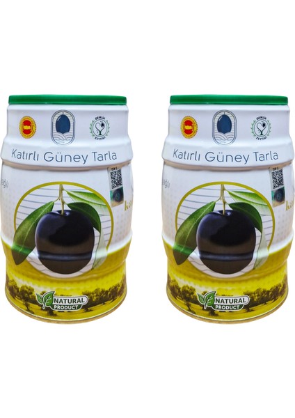 Sofralık Siyah Zeytin 1 kg x 2 Adet