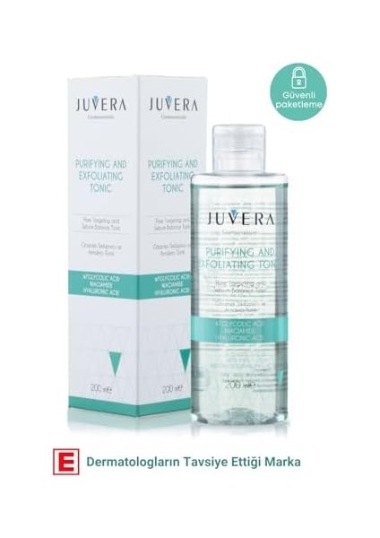 Juvera Purifying And Exfoliating Tonik 200 ml Yüzde Yedi Ga fiyatları