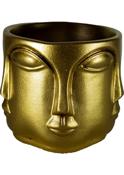 Faces Küçük Boy Vazo Gold