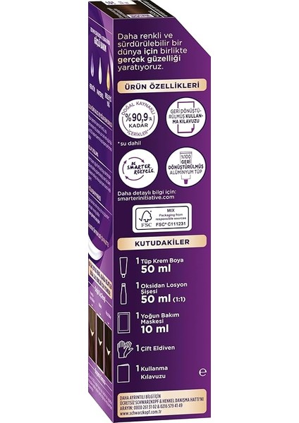 Yoğun Saç Boyası 3.65 Çikolata Kahve fırsatları