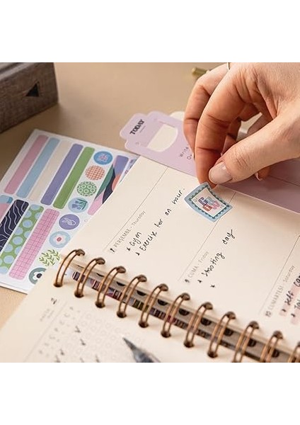 Spiralli Keten Süresiz Planlayıcı Ajanda Mercan fiyatları