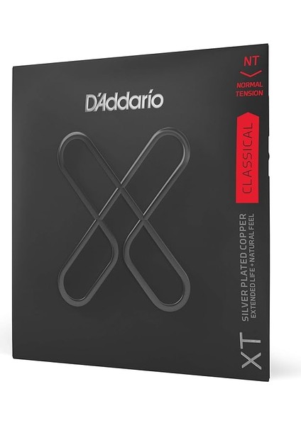 XTC45 Klasik Gitar Tel Seti, Nylon Core, Silverplated