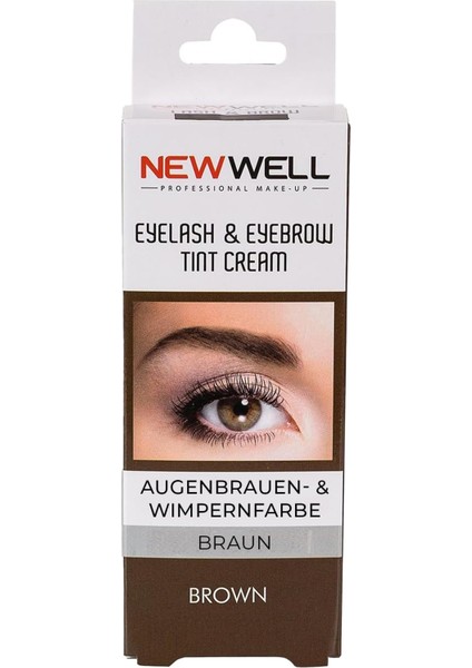 Well Kaş ve Kirpik Boyası - Kahverengi 1 Paket (1 x 65 G)