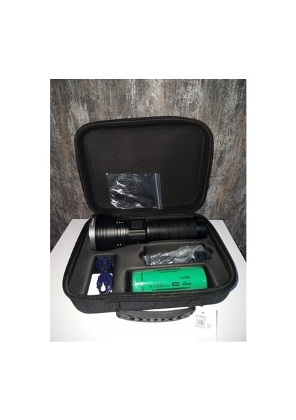 PD-14500 Profesyonel El Feneri | 65W – 6500 Lümen – 41000 Mah – Çoban Feneri - Metal Gövde, Type-C Şarjlı, Dijital Göstergeli & Kulplu fiyatları