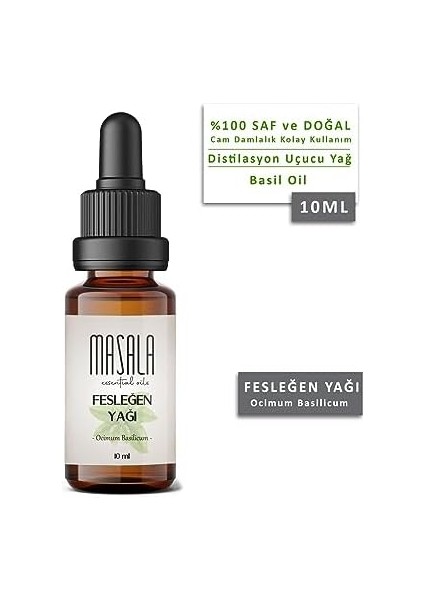 Masala Saf Fesleğen Yağı 10 Ml. (Basil Essential Oil) fiyatları