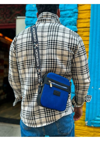 CH102 - Stealht Kare Erkek Çanta SIYAH/MAVI modelleri