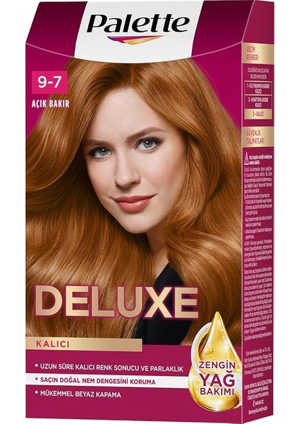 Deluxe Saç Boyası 9-7 Açık Bakır 50 Mililitre
