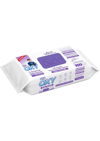 Mr Oxy Yüzey Temizlik Havlusu Lavanta Esintisi 100'LÜ