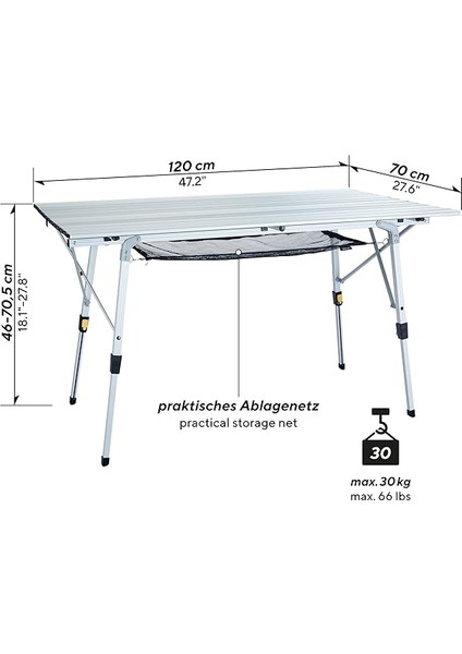 Variety L Yüksekliği Ayarlanabilir Kamp Masası modelleri
