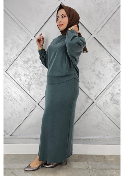 Kadın Yarasa Kol Tesettür Takım