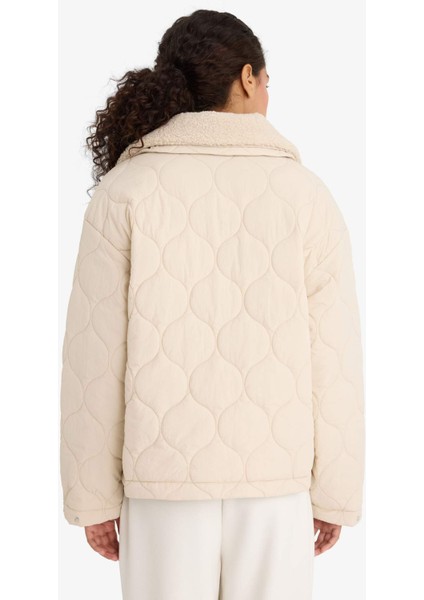 Regular Fit Polo Yaka Polar Astarlı Mont F2146AX25WN