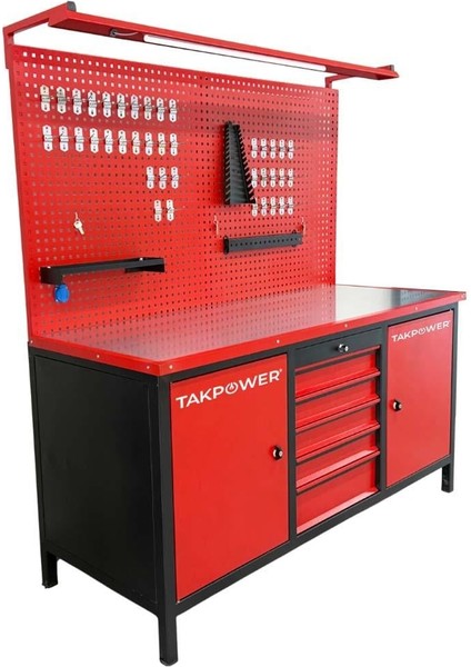 TTR4411 2 Metre Takım Tezgahı 5 Çekmeceli 2 Dolaplı fiyatları