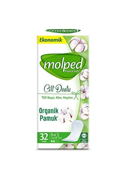 Molped P&s Günlük Ped Light Normal Ekonomik 32 Adet