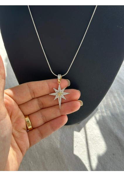 Kuzey Yıldızı Taşlı Kolye fiyatları