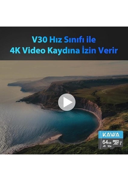 Endurance U3 V30 100MB/S Okuma 40MB/S Yazma 64GB Micro Sd Hafıza Kartı modelleri