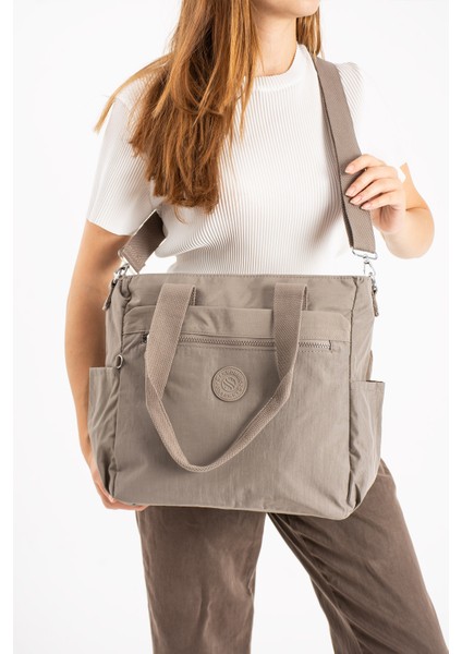 Sanmorris Glc Gold Detaylı 3 Bölmeli Omuz ve Çapraz Çanta fırsatları