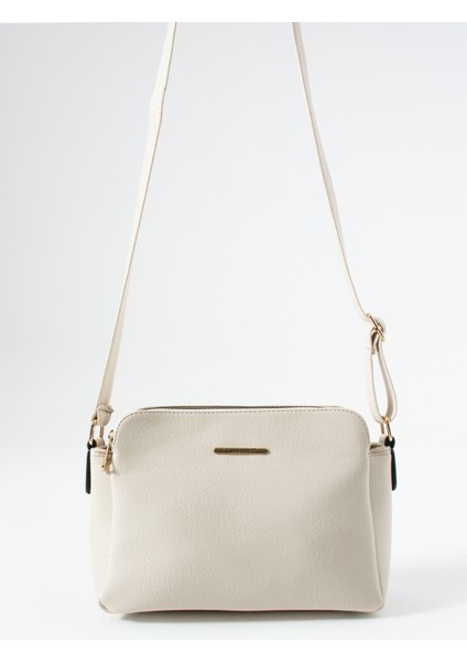 Sanmorris Glc Gold Detaylı 3 Bölmeli Omuz ve Çapraz Çanta