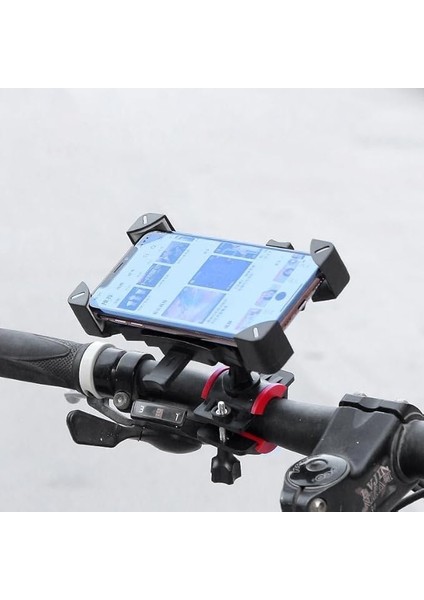 Motosiklet Telefon Tutucu & Bisiklet Telefon Tutacağı 360° Döner Ayarlı Aparat –scooter ve Bebek Arabası Uyumlu, Kaymaz ve Güvenli Abs Plastik Malzeme modelleri