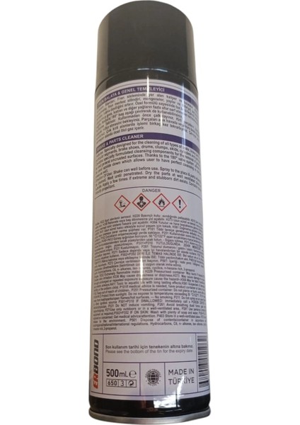 ERB3000 Fren&balata Temizleyici Sprey 500 ml fiyatları