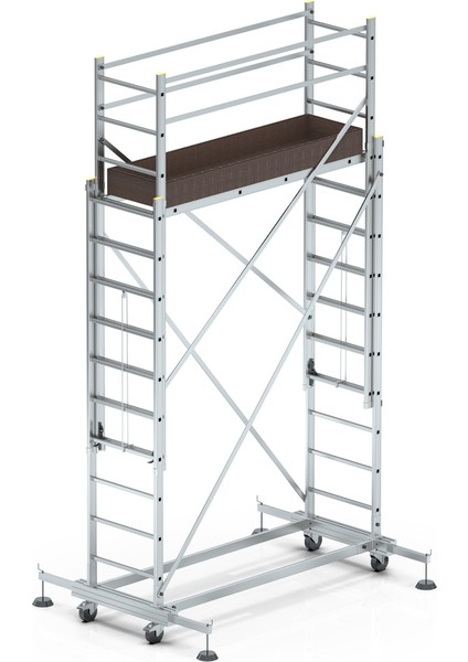 - Sky Master Iki Parçalı Alüminyum Iskele Merdiven 2x3