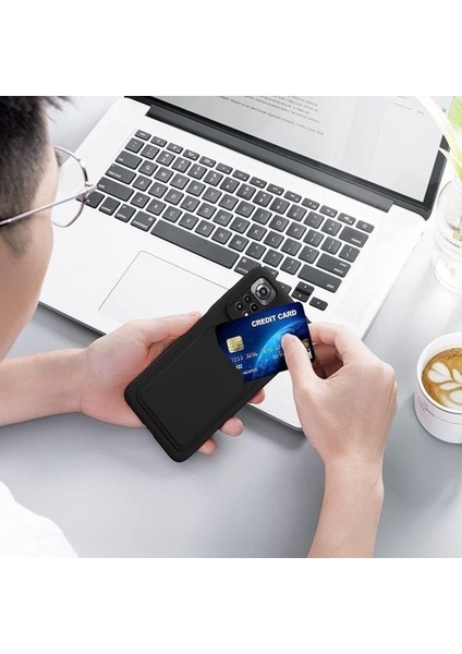 Samsung Galaxy A07 Kılıf Kamera ve Köşe Korumalı Kartlıklı Cüzdanlı Yumuşak Renkli Silikon Kapak Içi Kadife fiyatları