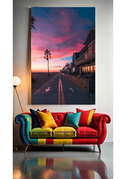 Uzun Güzel Bir Yol 1 :)Ev Duvar Salon Güzellik Salonu Ofis Dükkan Dekarasyon Kanvas Tablo