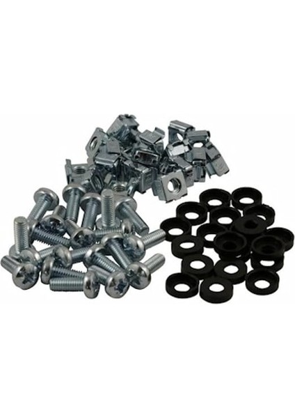 Pano, Rack Kabinet M6 Kafes Somun ve Vida Seti - (50 Adet) fiyatları