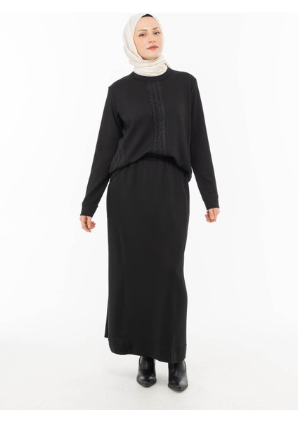 2518-TE-25K_R141 Modal Tunik & Etek Takım