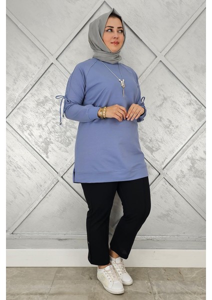 Kadın Kolu Aksesuar Detaylı Tesettür Tunik fiyatları