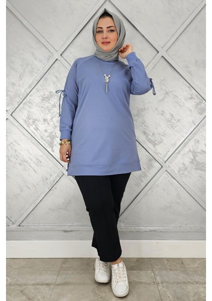 Kadın Kolu Aksesuar Detaylı Tesettür Tunik modelleri