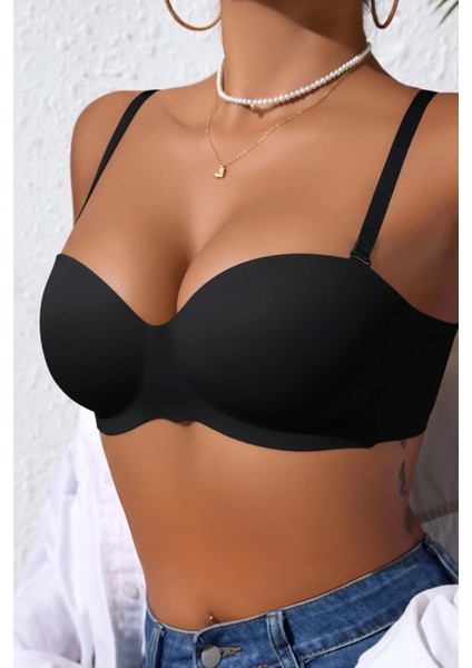 Dikişsiz Balensiz Hafif Destekli Parlak Lazer Kesim Izbırakmaz Görünmez Sütyen
