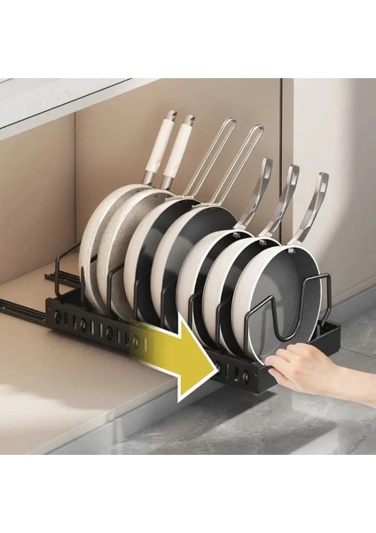 Teleskopik Raylı Tava Tencere Organizeri fiyatları