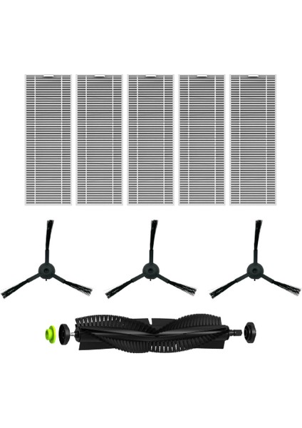 360 Uyumlu S10 Robot Süpürge Yan Fırçası 5 Adet