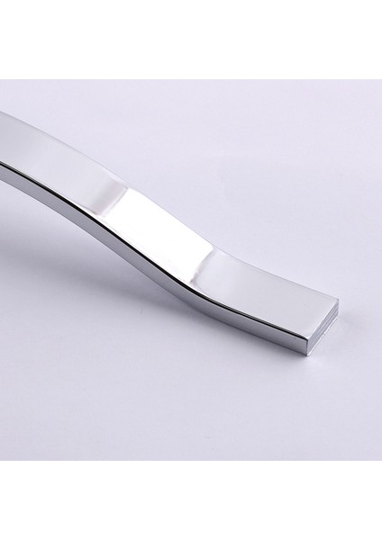 Sümbül Düz Krom Gümüş Kulp 288 mm Metal Mobilya Çekmece Dolap Kapak Kulpu Modern Mutfak Kulpları modelleri